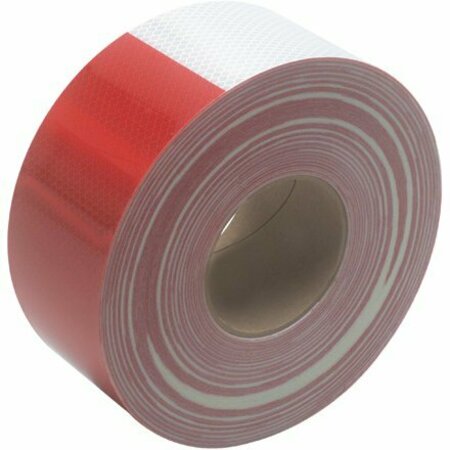 BSC PREFERRED 3'' x 150' Red/White 3M 983 Reflective Tape S-15938